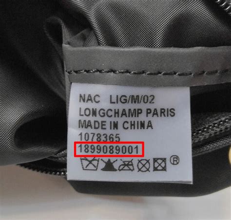 longchamp le pliage bag serial numbers